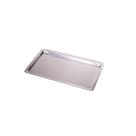Bandeja inox retangular 22 x 12 x 1 açonoxflexinox