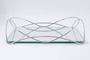 Bandeja isabela - 10 x 20 cm cromada