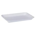 Bandeja Isopor Rasa Alimento Branca Crl005 29x20x2cm 100 Uni