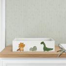 Bandeja Kit Higiene Bebê em MDF Premium Quarto Dinossauro