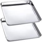 Bandeja LaBaider em aço inoxidável G-Large, pacote com 2