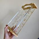 Bandeja Luxo Decorativa Para Mesa Cozinha Quarto Acrílica Cantinho do café