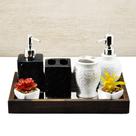 Bandeja -M TRADICIONAL- Lavabo Banheiro Espelhada Pés Silicone Madeira cor Marrom - 22x32x4