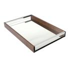 BANDEJA MADEIRA C/ESPELHO NATURALS 60x35x5cm