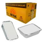 Bandeja Marmita Aluminio Descartável D-6 500ml Wyda C/100