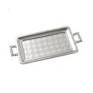 Bandeja Média Clássica para Decoração Mesa Posta Para Servir Café Chá em Aço Inox Bandeja Média Clássica para Decoração Mesa Posta Para Servir Café Chá em Aço Inox