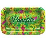 Bandeja Metal Papelito Média Fauna e Flora Verde 27x16cm Bandeja Metal Papelito Média Fauna e Flora Verde 27x16cm