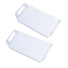 Bandeja Mini Branco KIT 02 Unidades Estilo Industrial Chapa Metal Servir Decorar Bandeja Mini Branco KIT 02 Unidades Estilo Industrial Chapa Metal Servir Decorar