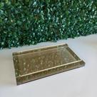 Bandeja modelo trama decorativa para lavabo/sala