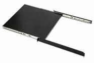 Bandeja Movel Deslizante Padrão 19 1u X 500mm Para Rack Ventilada Preta Max Eletron