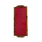 Bandeja Multiuso em Bambu e Vidro Palha Rosa 44x18cm Bandeja Multiuso em Bambu e Vidro Palha Rosa 44x18cm