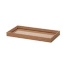 Bandeja Multiuso Em Mdf Com Detalhe Em Cortiça 38x18 Cm Cork