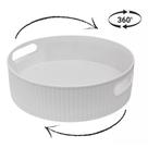 Bandeja Multiúso Giratória Média 30,5cm Branca CK5168- Clink