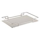 Bandeja Multiuso Hara Luana Tampo material sintético Bege 37x57 Cm