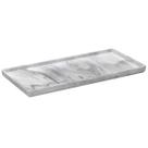 Bandeja New Square Slim Retangular Para Banheiro 27cm Mármore Coza