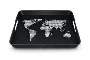 Bandeja One World Mapa Mundi 23cm x 16,5cm