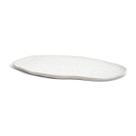 Bandeja orgânica em ceramica off-whith - 17557