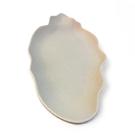 Bandeja orgânica Off White fosco texturizado - 52 x 25 cm