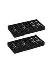 Bandeja Organizadora de Lentes Ausalivan para Múltiples Gafas Negra