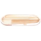 Bandeja oval de pinus para kit higiene bebê 2 e 3 peças Bandeja oval de pinus para kit higiene bebê 2 e 3 peças