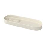 Bandeja para Banheiro Serene com Porta Celular em Plástico Light Gray 25,3x7,8x2,5cm - Coza