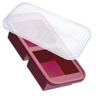 Bandeja para congelação Souper Cubes 500 ml de silicone com tampa de cranberry