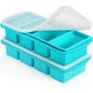 Bandeja para freezer Uozuke Silicone, 1 xícara com tampa, armazenamento de alimentos, pacote com 2 unidades