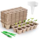Bandeja para Germinação Omitgoter com 10 Células e Vasos Biodegradáveis