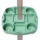 Bandeja para Mesa con Paraguas PayandPack Myard de 15 Pulgadas con 4 Porta Bebidas Bandeja para Mesa con Paraguas PayandPack Myard de 15 Pulgadas con 4 Porta Bebidas