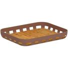 Bandeja Para Servir De Bambu E Polipropileno Lume Ou - Preto Bandeja Para Servir De Bambu E Polipropileno Lume Ou - Preto