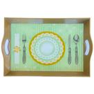 Bandeja Para Servir Refeições Com Alças Retangular 49x32x6cm Saldão