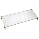 Bandeja Pé Vidro Espelho P/ Banheiro Lavabo Sala Mesa 25x10 Bandeja Pé Vidro Espelho P/ Banheiro Lavabo Sala Mesa 25x10