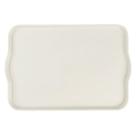 Bandeja Pequena Off White Giotto Resistente Servir Café Decoração