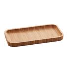 Bandeja Petisqueira Retangular De Bambu Hire 20x10x1,5cm