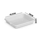 Bandeja Plastica Açougue para Congelamento 8,5x36x43,5cm