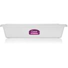Bandeja Plástica Alimentos Branca M 44CM