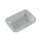 Bandeja Plástica Transparente 600ml 20x14x3,5cm - 10 Unidades