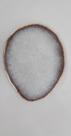 Bandeja Platter Oval Branco E Ouro 17 X 14 Cm
