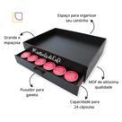 Bandeja Porta 24 Capsulas Cantinho do Cafe Dolce Gusto 3 Corações Três Corações Mdf
