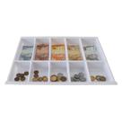 Bandeja Porta notas e moedas 40 x 31cm (5 divisórias) - Branca Bandeja Porta notas e moedas 40 x 31cm (5 divisórias) - Branca