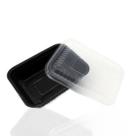 Bandeja PP3 700ml Preta C/200 Starpack
