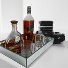 Bandeja pra Servir Espelhada De Mesa Para Banheiro Sala de Jantar Café da Manhã 30x40cm Bandeja pra Servir Espelhada De Mesa Para Banheiro Sala de Jantar Café da Manhã 30x40cm