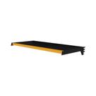 Bandeja Prateleira Com Reforço 30x91 Para Gôndolas New Plus Preto Porta Etiqueta Amarelo Sa Gôndolas Bandeja Prateleira Com Reforço 30x91 Para Gôndolas New Plus Preto Porta Etiqueta Amarelo Sa Gôndolas
