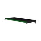 Bandeja Prateleira Com Reforço 30x91 Para Gôndolas New Plus Preto Porta Etiqueta Verde Sa Gôndolas Bandeja Prateleira Com Reforço 30x91 Para Gôndolas New Plus Preto Porta Etiqueta Verde Sa Gôndolas