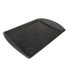 Bandeja Preta Fast Food 44X30Cm 3UD Plastic