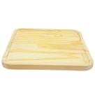 Bandeja Quadrada de pinus para kit higiene bebê 4 e 5 peças Bandeja Quadrada de pinus para kit higiene bebê 4 e 5 peças
