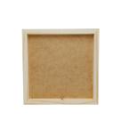 Bandeja Quadrada Quadrinho Madeira Pinus Tamanho 20x20x1 Cm Laterais Madeira Pinus Fundo Mdf