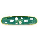 Bandeja rasa pequena guzzini fusion retangular 39cm em melamina verde 28193952