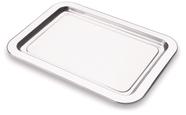 Bandeja Rasa Pop De Aço Inox Forma Para Servir 35cm Multiuso