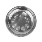 Bandeja Redonda Inox 25cm